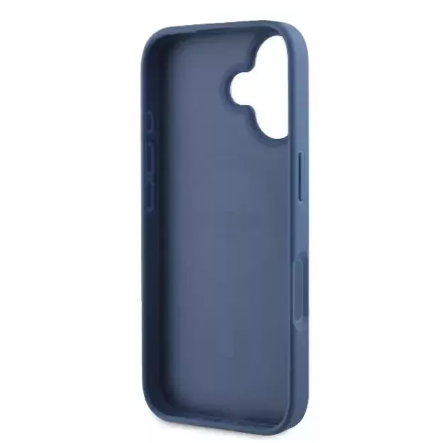 Guess 4G Ring Classic Logo MagSafe case for iPhone 16 - blue 13