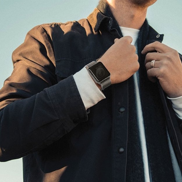 Uniq Dante Stainless Steel Strap for Apple Watch 1/2/3/4/5/6/7/8/SE/SE2 38/40/41mm - Rose Gold 2