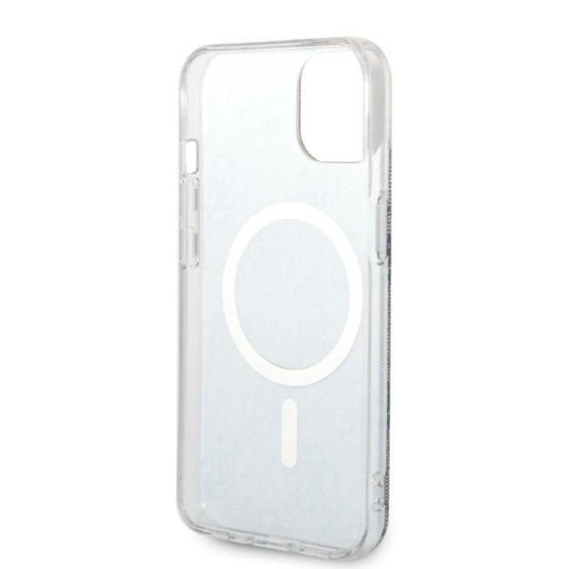 Set Guess GUBPP14MH4EACSB Case+ Charger iPhone 14 Plus 6.7  blue/blue hard case 4G Print MagSafe 6