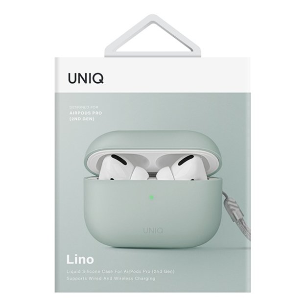 Uniq Lino case for AirPods Pro 2 - mint 4
