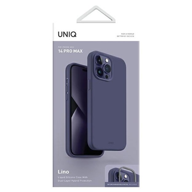 Uniq Lino case for iPhone 14 Pro Max - purple 6