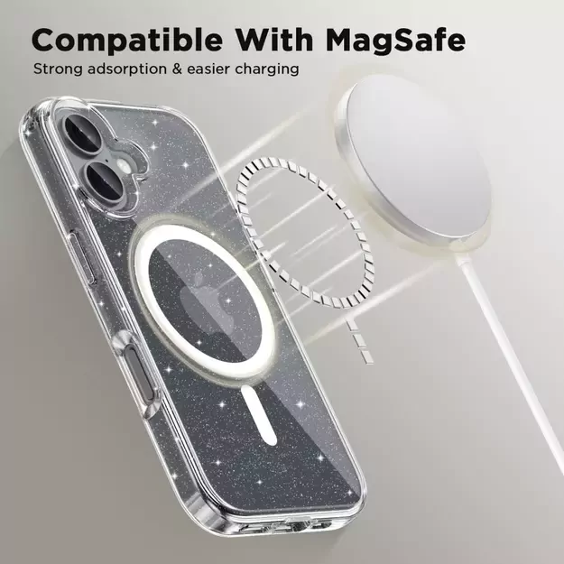 Tech-Protect FlexAir Hybrid MagSafe iPhone 16 Case - Clear 5
