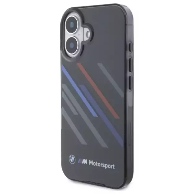 BMW Motosport IML Random Stripes iPhone 16 Case - Black 8