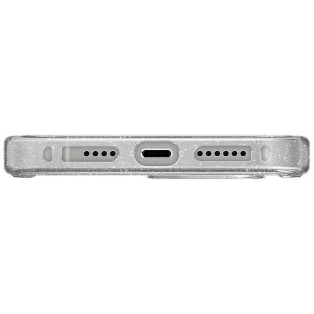 Uniq LifePro Xtreme Magclick Charging Case for iPhone 15 Pro - Transparent Silver 3