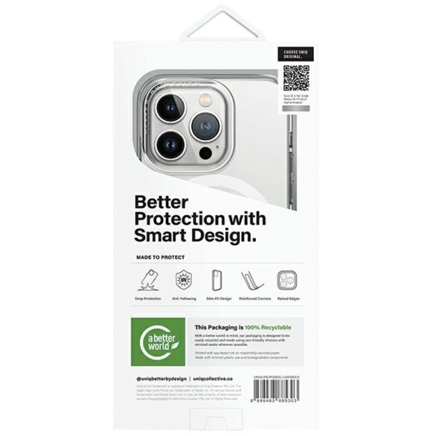 Uniq LifePro Xtreme Magclick Charging case for iPhone 15 Pro - transparent 1