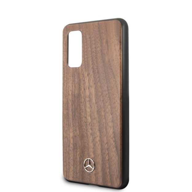 Mercedes MEHCS62VWOLB S20 G980 hard case brązowy/brown Wood Line Walnut 2