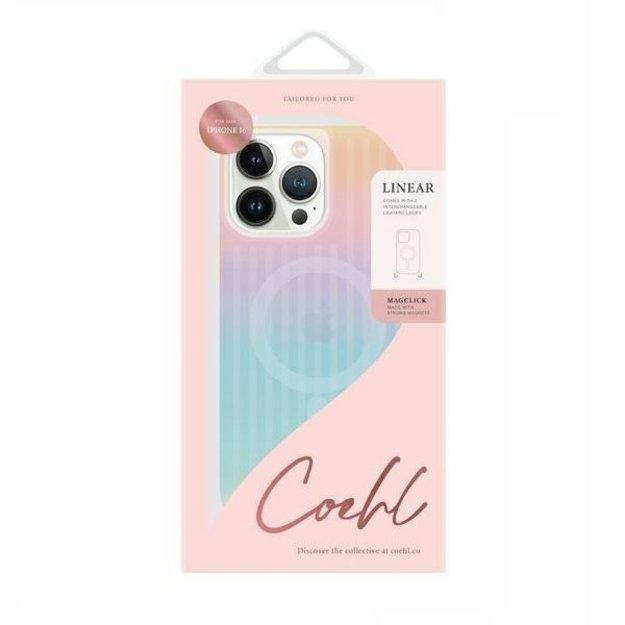 Uniq Coehl Linear Magnetic Charging Case for iPhone 16 - opalescent 3