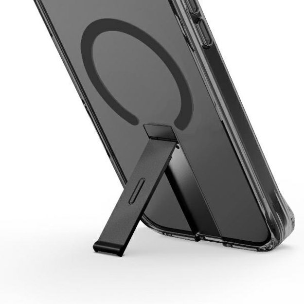 Uniq Eleva with Vertica Stand for iPhone 16 Pro - Black 2