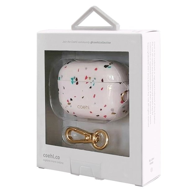 Uniq Coehl Terrazzo AirPods Pro Case Pink/Blush Pink 1