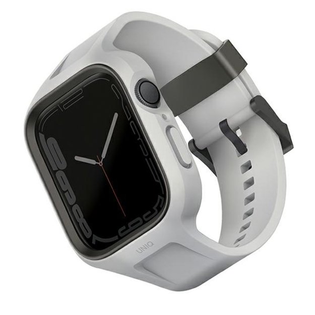 Uniq Monos 2 in 1 Set Strap + Case for Apple Watch 45 / 44 mm - Gray