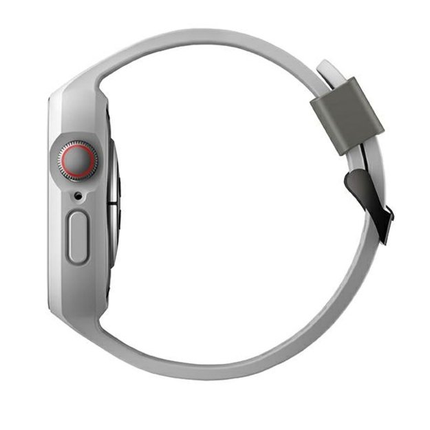 Uniq Monos 2 in 1 Set Strap + Case for Apple Watch 45 / 44 mm - Gray 2