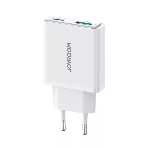 Joyroom JR-TCF14 20W USB-A USB-C Super Slim Wall Charger - White 4