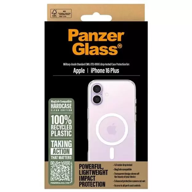 PanzerGlass HardCase iPhone 16 Plus 6.7&quot  white MagSafe 1293 6