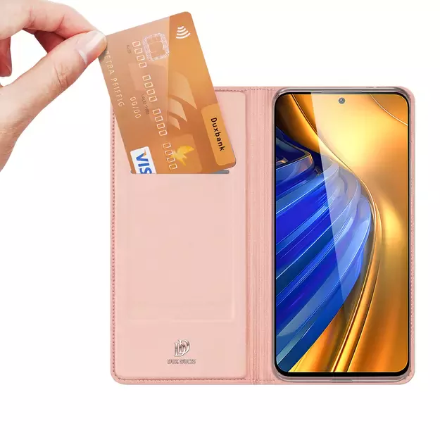 Dux Ducis Skin Pro Holster Cover Flip Cover for Xiaomi Poco F4 5G pink 21