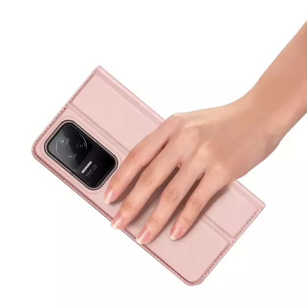 Dux Ducis Skin Pro Holster Cover Flip Cover for Xiaomi Poco F4 5G pink 26