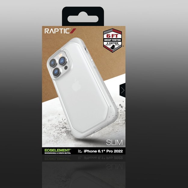 Raptic X-Doria Slim Case iPhone 14 Pro back cover clear 4