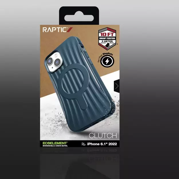 Raptic X-Doria Clutch Case iPhone 14 with MagSafe back cover blue 5