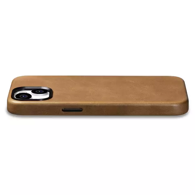 iCarer Oil Wax Premium Leather Case magnetic leather iPhone 14 case with MagSafe brown (WMI14220701-TN) 20