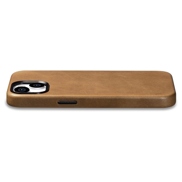 iCarer Oil Wax Premium Leather Case magnetic leather iPhone 14 case with MagSafe brown (WMI14220701-TN) 10