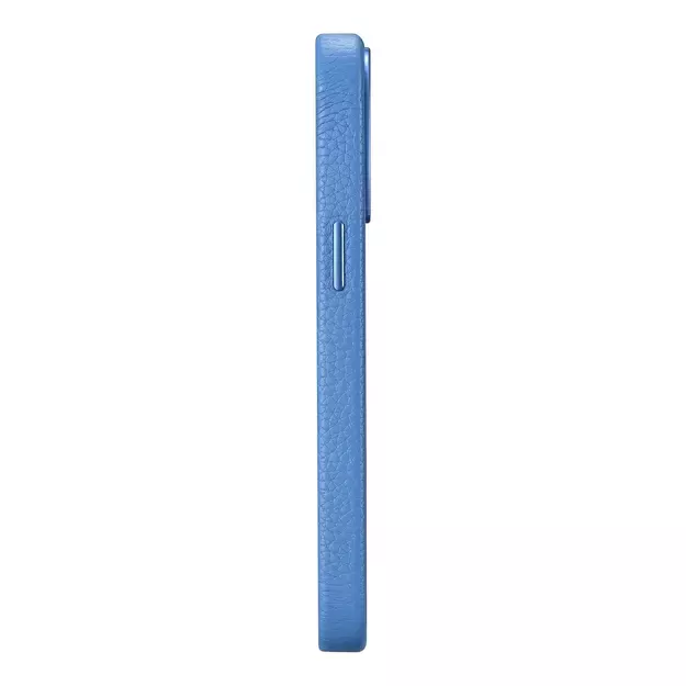 iCarer Litchi Premium Leather Case iPhone 14 Pro Magnetic Leather Case with MagSafe Light Blue (WMI14220710-LB) 27