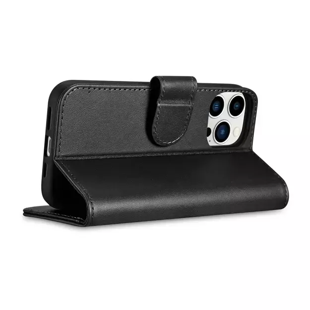 iCarer Wallet Case 2in1 Cover iPhone 14 Pro Leather Flip Cover Anti-RFID black (WMI14220726-BK) 21