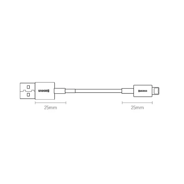 Baseus Superior USB - Lightning cable 2.4 A 1 m red (CALYS-A09) 14