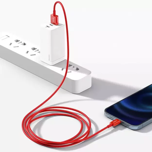 Baseus Superior USB - Lightning cable 2.4 A 1 m red (CALYS-A09) 10