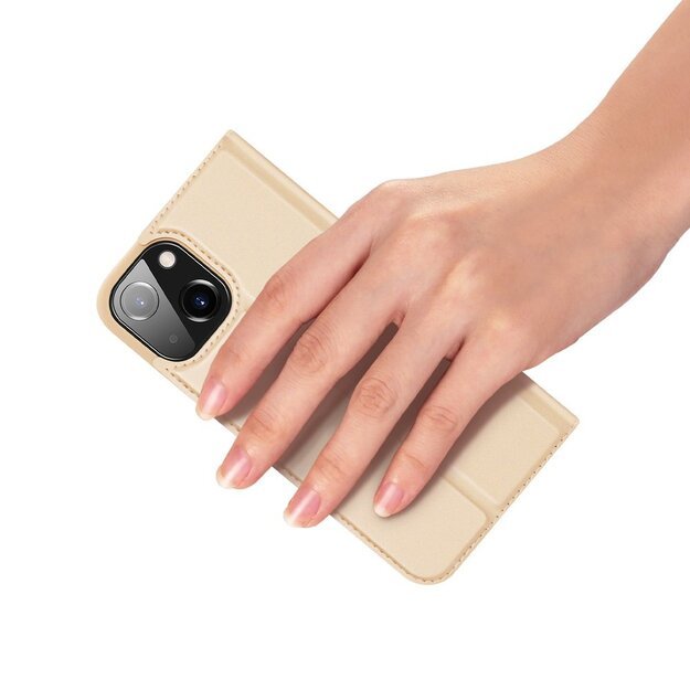 Dux Ducis Skin Pro Bookcase type case for iPhone 13 mini golden 6