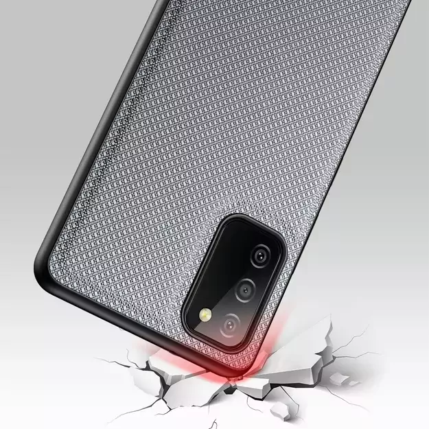 Dux Ducis Fino case covered with nylon material for Samsung Galaxy A03s gray 5