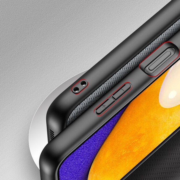 Dux Ducis Fino case covered with nylon material for Samsung Galaxy A03s gray 15