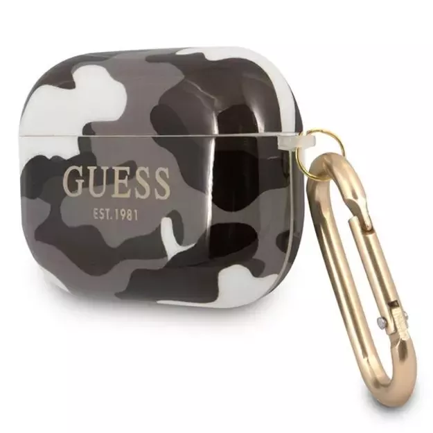 Guess GUAPUCAMG AirPods Pro cover black/black Camo Collection 1