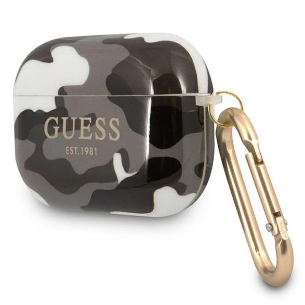 Guess GUAPUCAMG AirPods Pro cover black/black Camo Collection 3