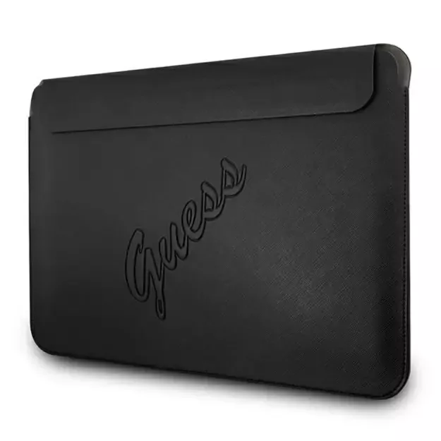 Guess Saffiano Script cover for a 13&quot  laptop - black 1