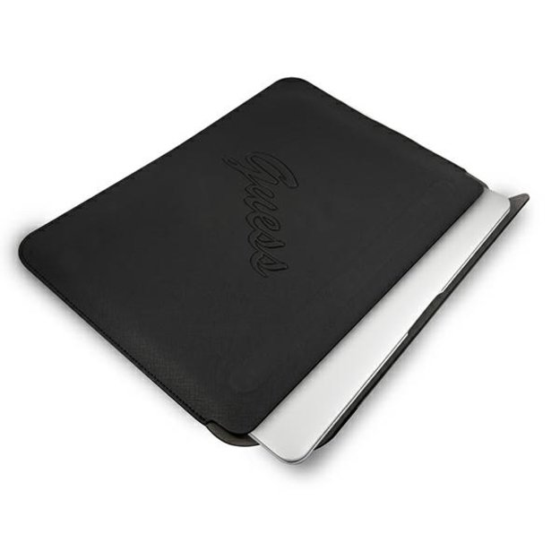 Guess Saffiano Script cover for a 13&quot  laptop - black 7