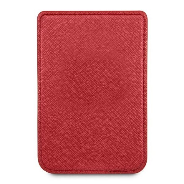 Guess Wallet Card Slot GUWMSSASLRE MagSafe Saffiano red/red 2