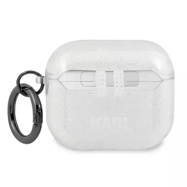 Karl Lagerfeld KLA3UCHGS AirPods 3 cover srebrny/silver Glitter Choupette 1