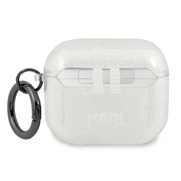 Karl Lagerfeld KLA3UCHGS AirPods 3 cover srebrny/silver Glitter Choupette 3