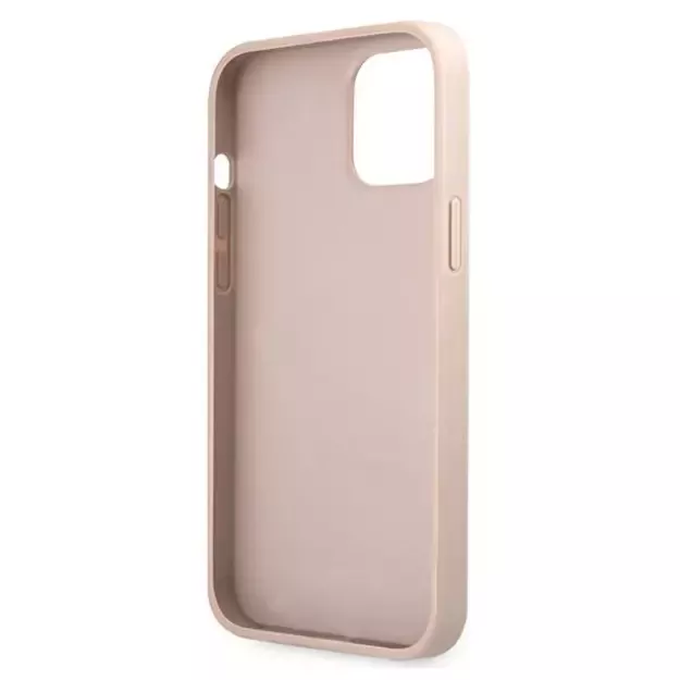 Guess GUHCP12M4GMGPI iPhone 12/12 Pro 6,1  różowy/pink hardcase 4G Big Metal Logo 9