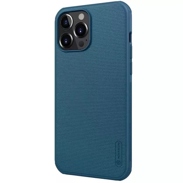 Nillkin Super Frosted Shield Pro durable case, cover for iPhone 13 Pro Max, blue 2