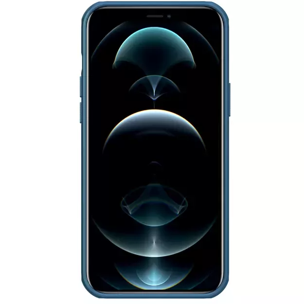 Nillkin Super Frosted Shield Pro durable case, cover for iPhone 13 Pro Max, blue 1