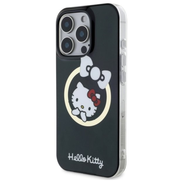 Hello Kitty IML Fun bow Magsafe iPhone 16 Pro Max Case - Black 1