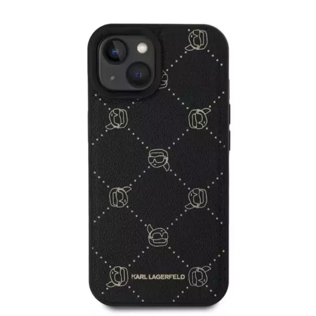 Karl Lagerfeld Magsafe Karl Head iPhone 15 Case - Black 1