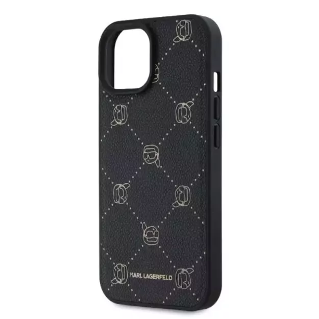 Karl Lagerfeld Magsafe Karl Head iPhone 15 Case - Black 2