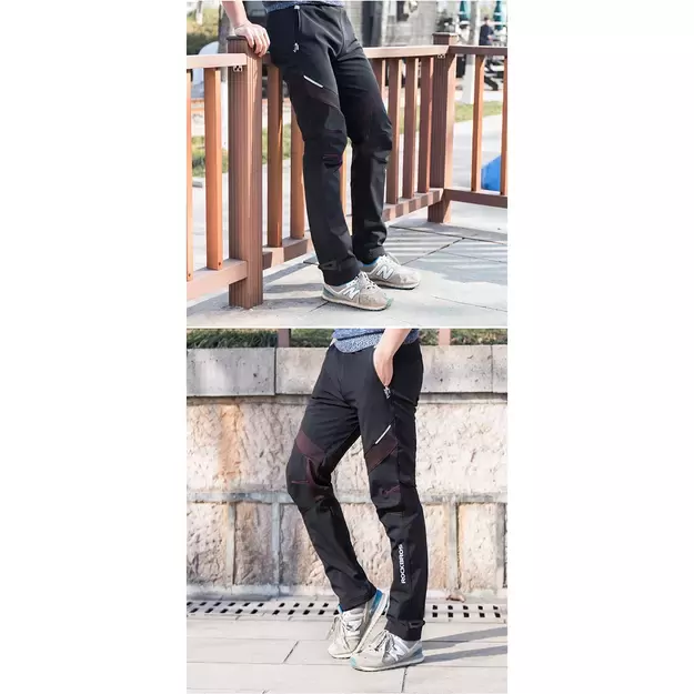 Rockbros Patrol Cycling Windproof Sports Pants Size M - Black 6