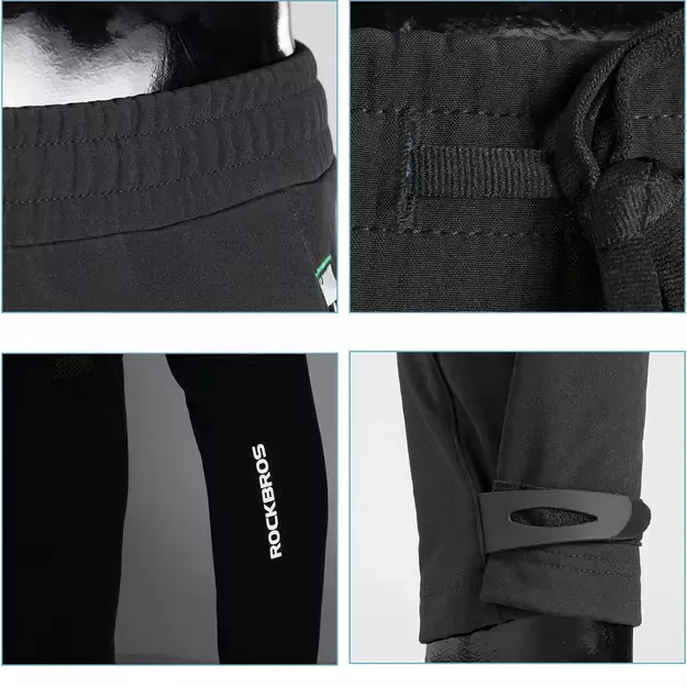 Rockbros Patrol Cycling Windproof Sports Pants Size M - Black 7