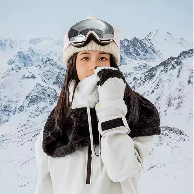 Qunature Panda Ski Balaclava for Kids/Adults Size M - Black/White 17