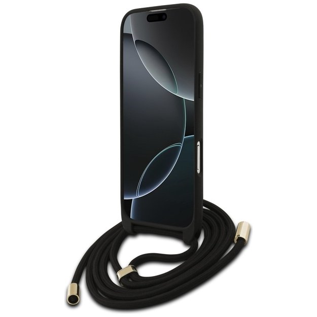 Guess 4G Big Logo Cord Stap Crossbody Case for iPhone Air - Black 3