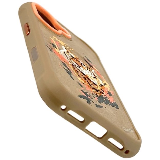 Nimmy Tiger MagSafe case for iPhone 17 - light brown 3