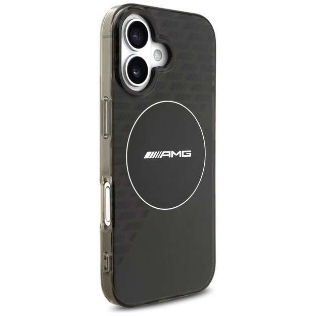 AMG Nauble Layer Transparent Smocked MagSafe Case for iPhone 17 - Black 3