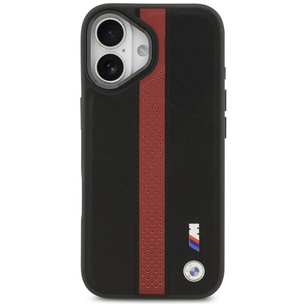 BMW M Perforated Stripe Logo MagSafe Case for iPhone 17 - Red 2